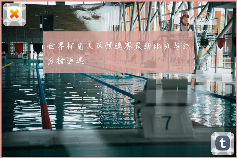 世界杯南美区预选赛最新比分与积分榜速递